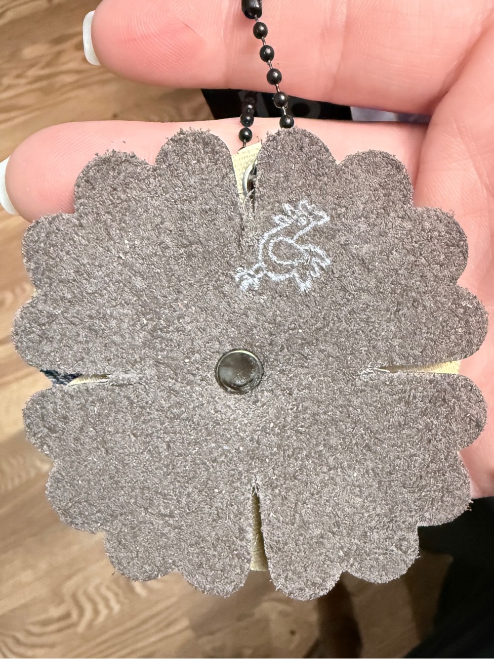 Handmade Floral Bag Charm - Picture 2 of 2
